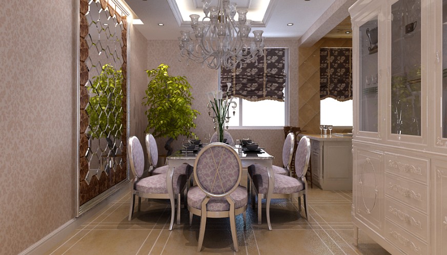 歐式風(fēng)格裝修設(shè)計(jì)-餐廳設(shè)計(jì)